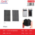 Pack x 12 Velcro redondo 1.0CM x 45pares negro/blanco surtido
