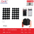 Pack x 12 Velcro redondo 1.5CM x 24pares negro/blanco surtido