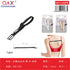 Pack x 12 Clip seguridad sujetador negro/blanco/beige surtido