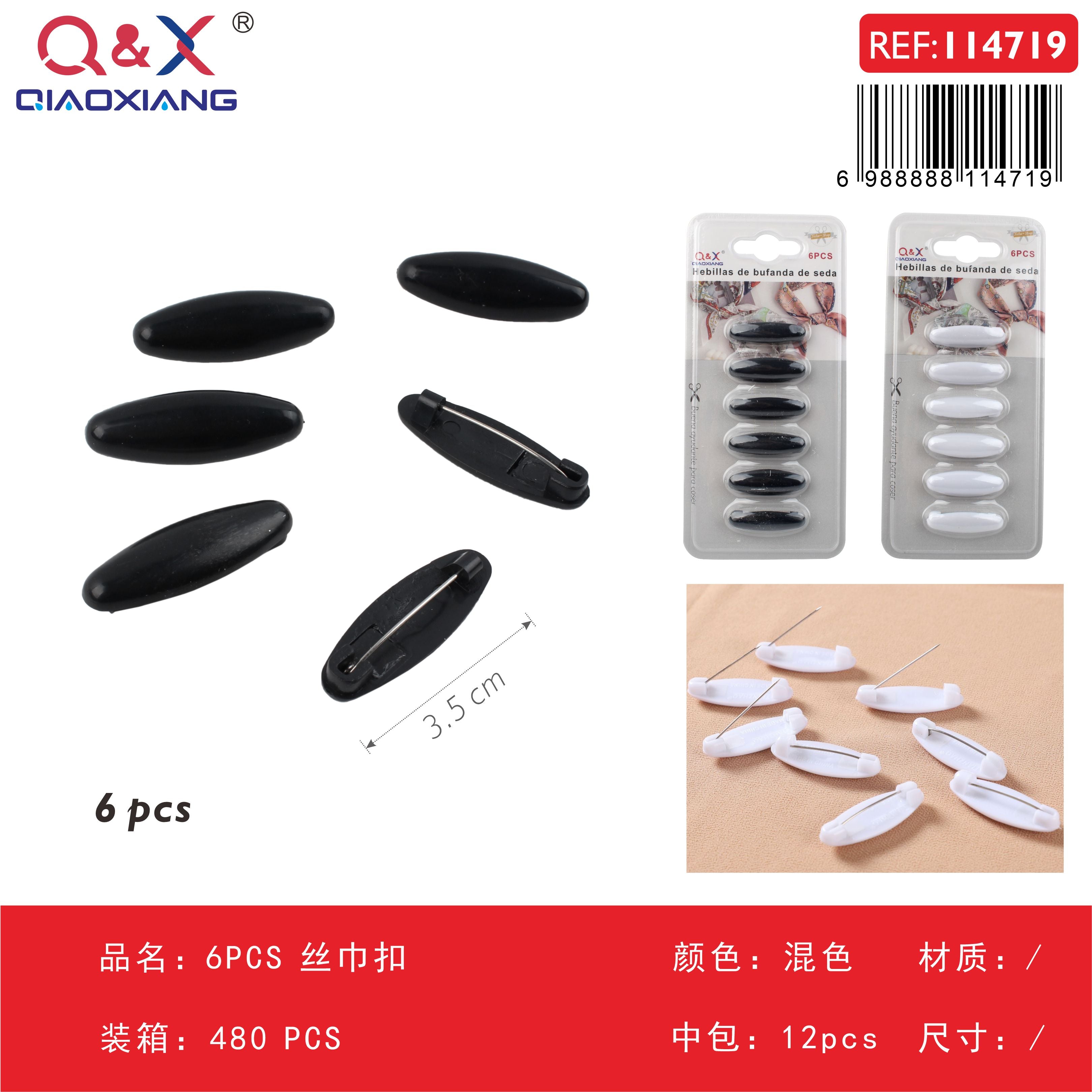 Pack x 12 6PCS Clip panuelo