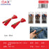 Pack x 12 Cremallera imitación cobre 20CM/2PC (abierta) multicolor