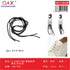 Pack x 12 Cordón zapato encerado 0.2CM x 70CM negro/marrón surtido