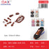 Pack x 12 Cordón elástico niños redondo 0.3CM x 120CM multicolor