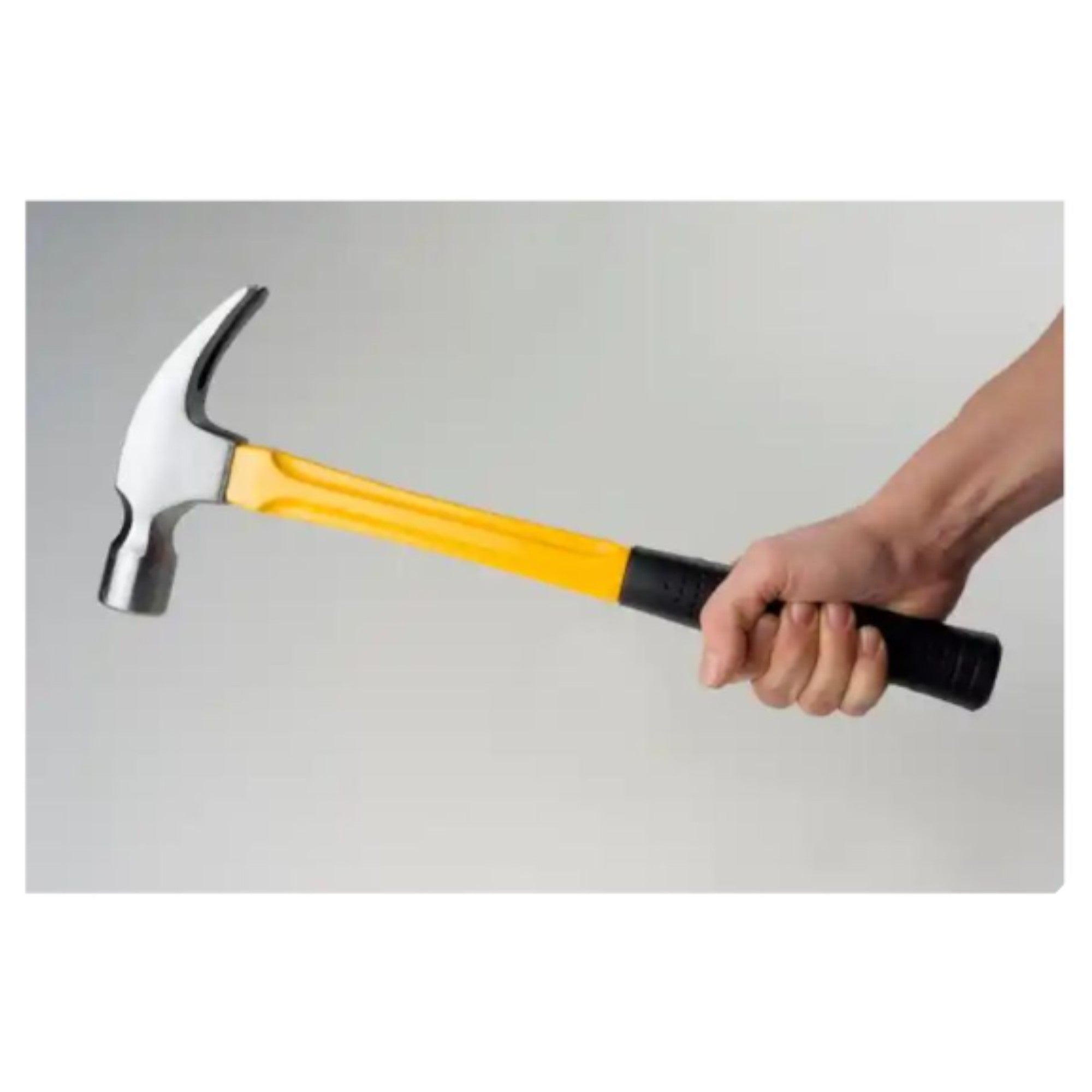 Martillo carpintero forjado mango recubierto 0.25 kg