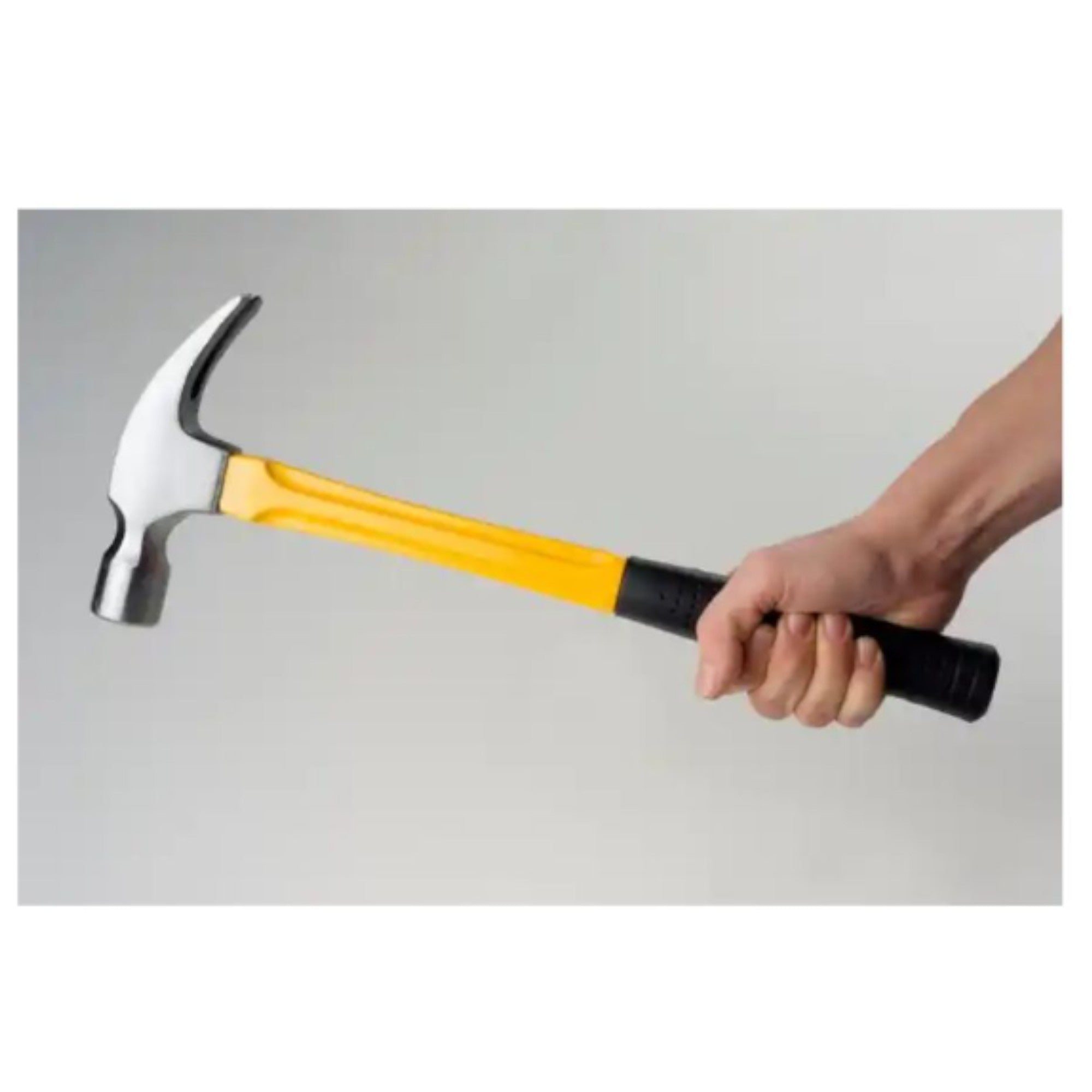 Martillo carpintero forjado mango recubierto 0.5 kg