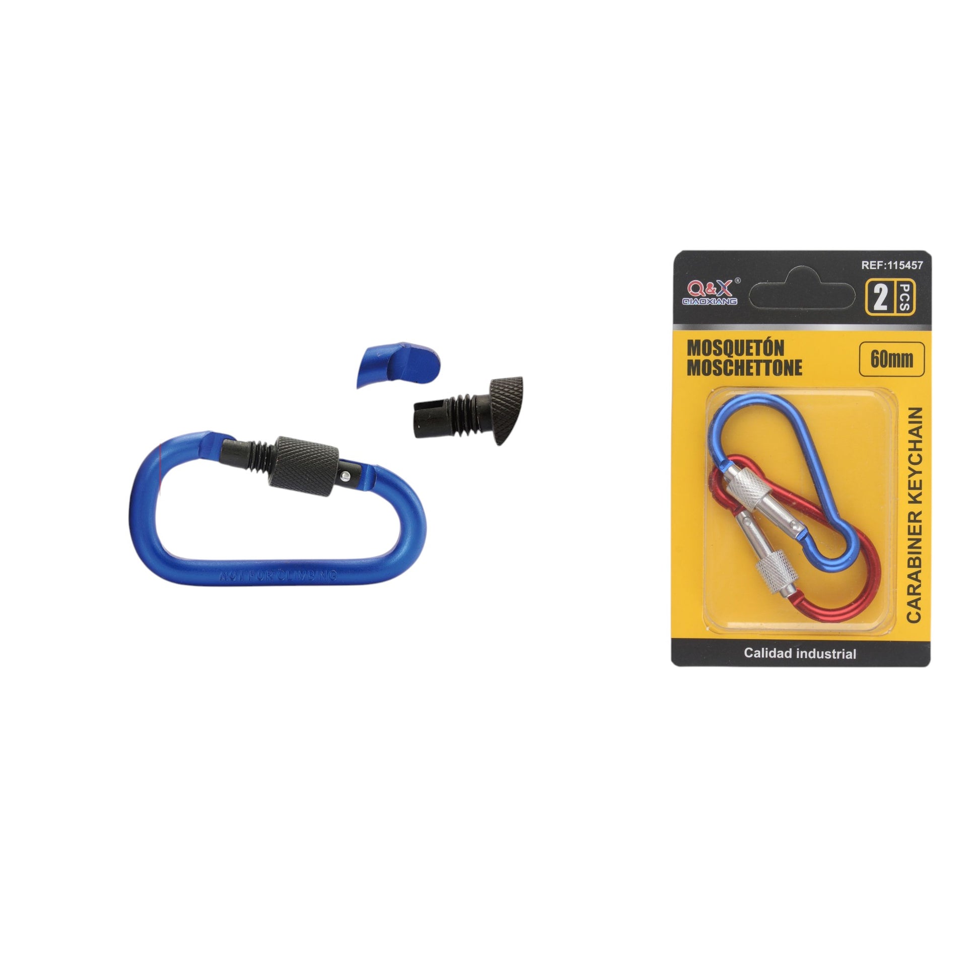 Llavero con cerradura 2PCS 60mm