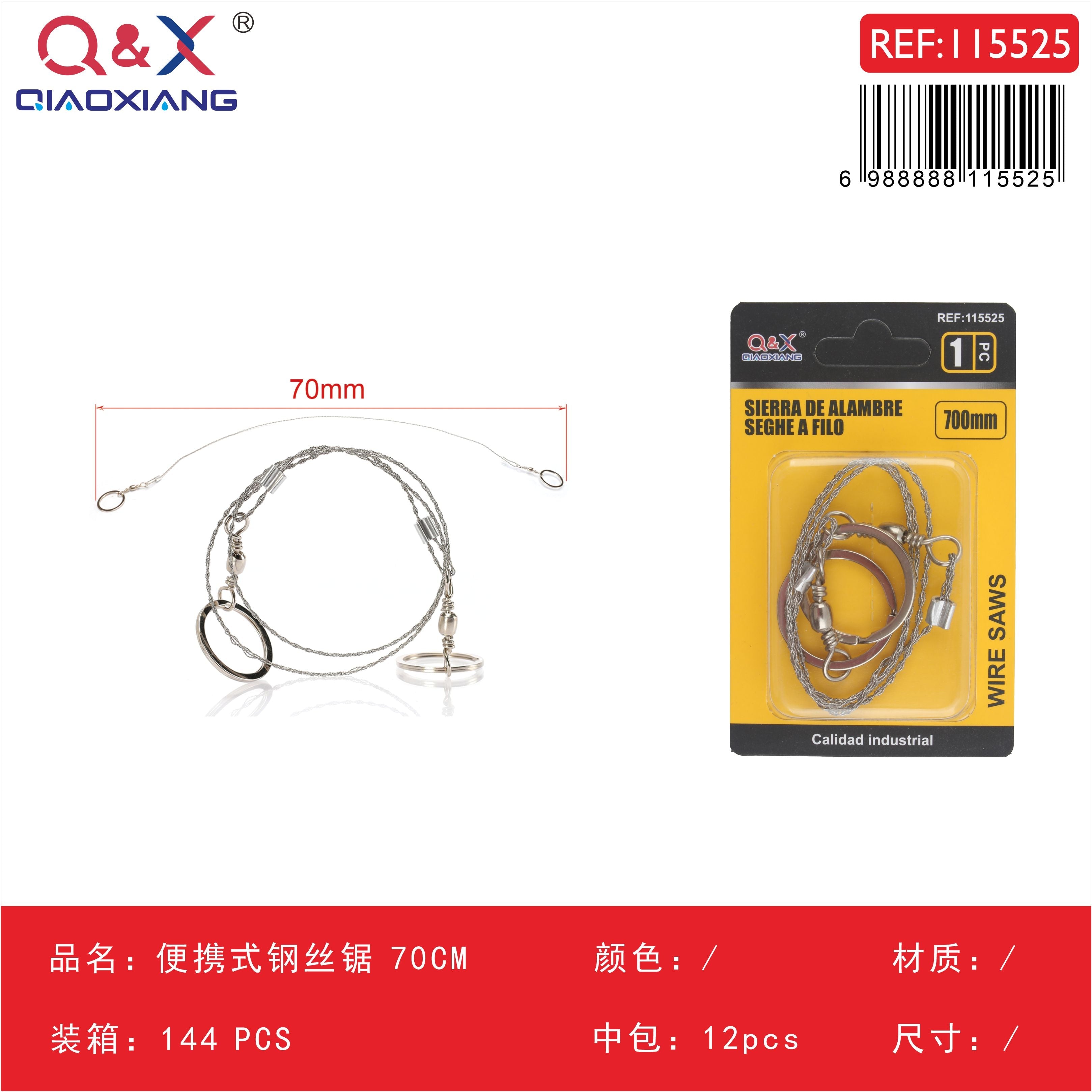 Sierra de alambre portátil 70 cm