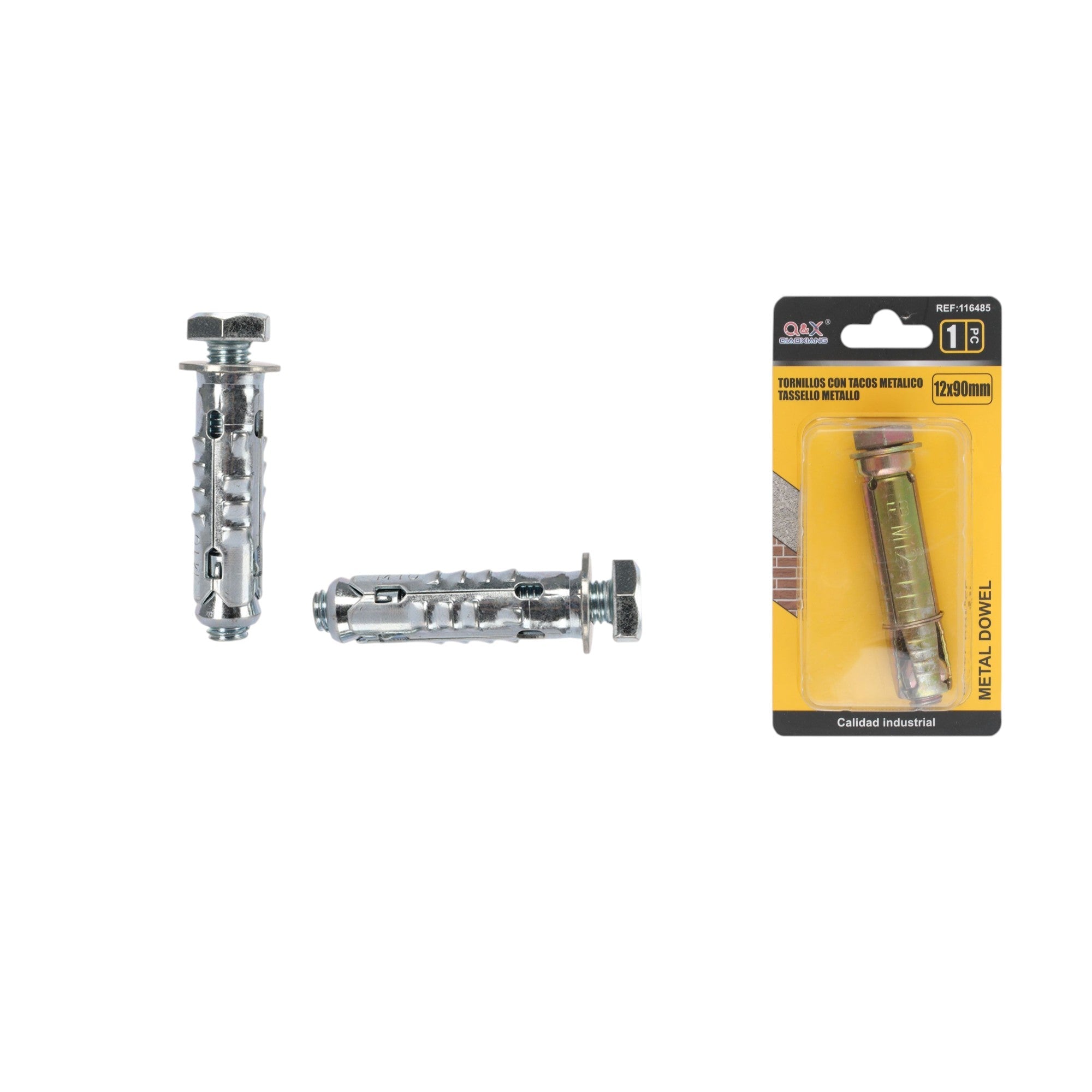 Anclaje metálico 12×90 mm 1 pcs