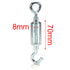 Tensor tipo turnbuckle 8×70 mm 2 pcs