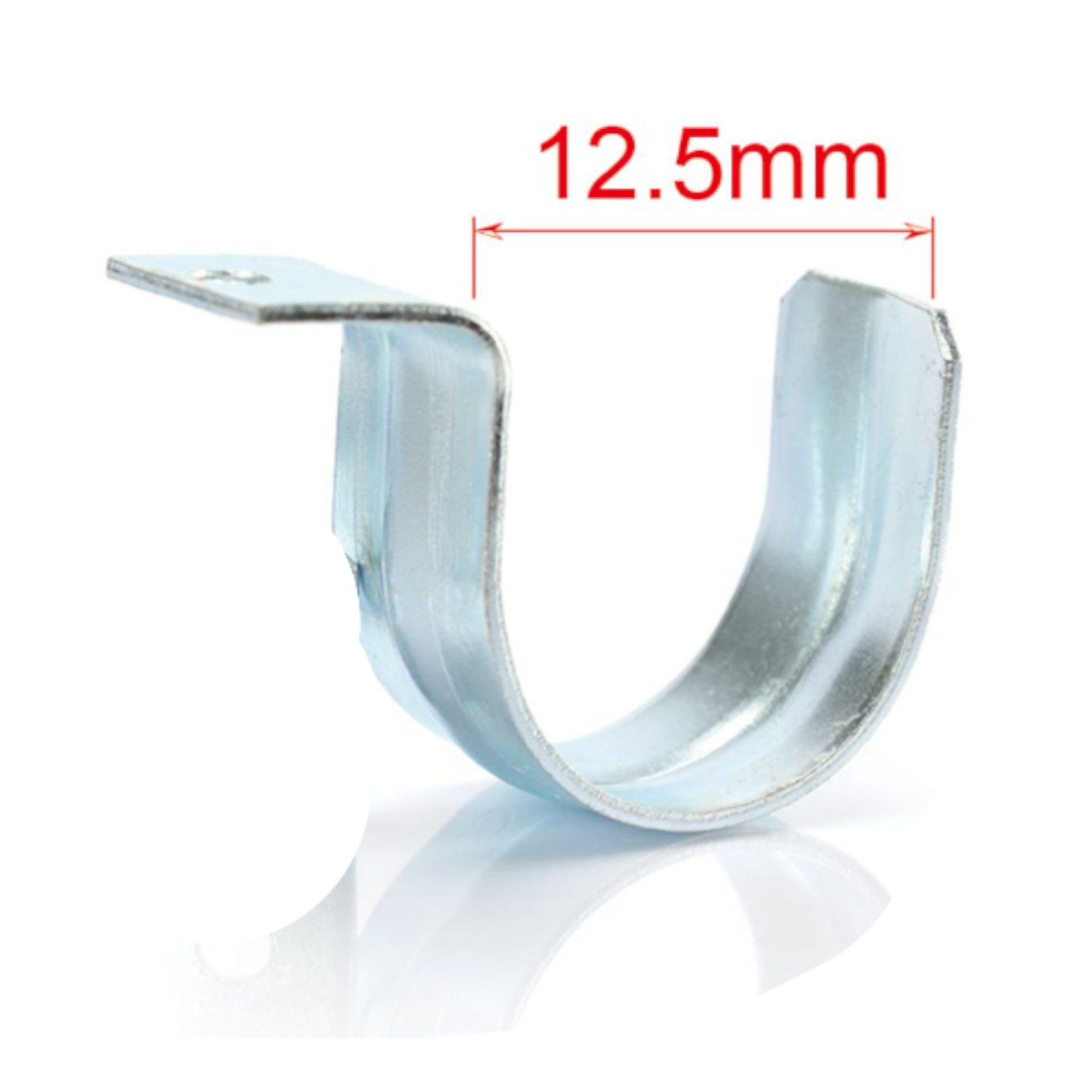 Abrazadera simple oreja 1/2Pulgada 4 pcs