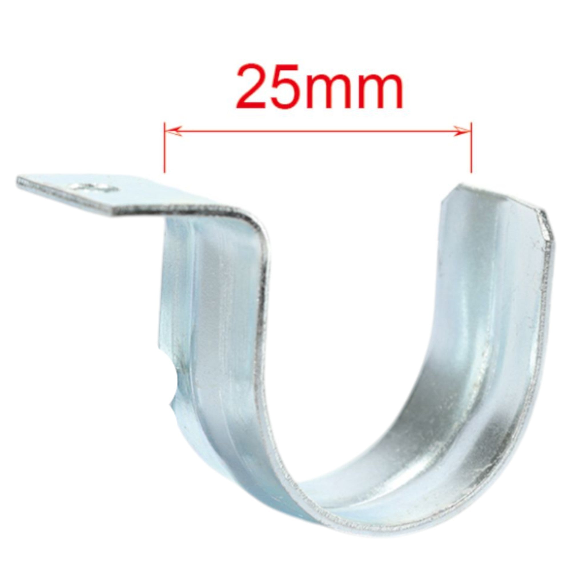 Abrazadera simple oreja 1Pulgada 2 pcs