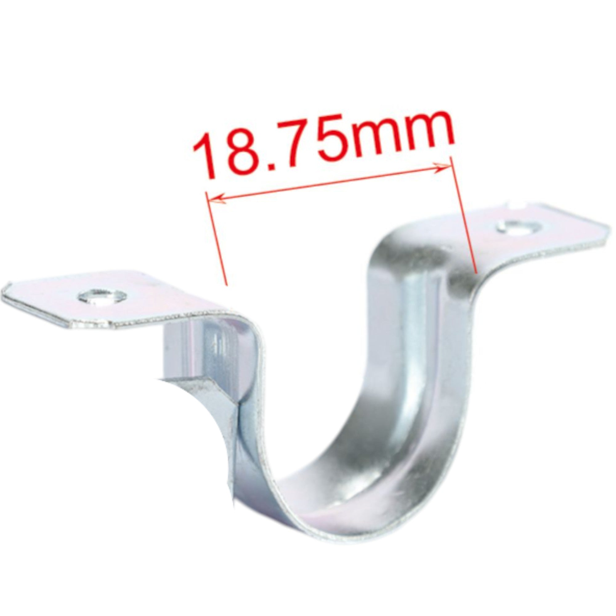 Abrazadera doble oreja 3/4Pulgada 3 pcs