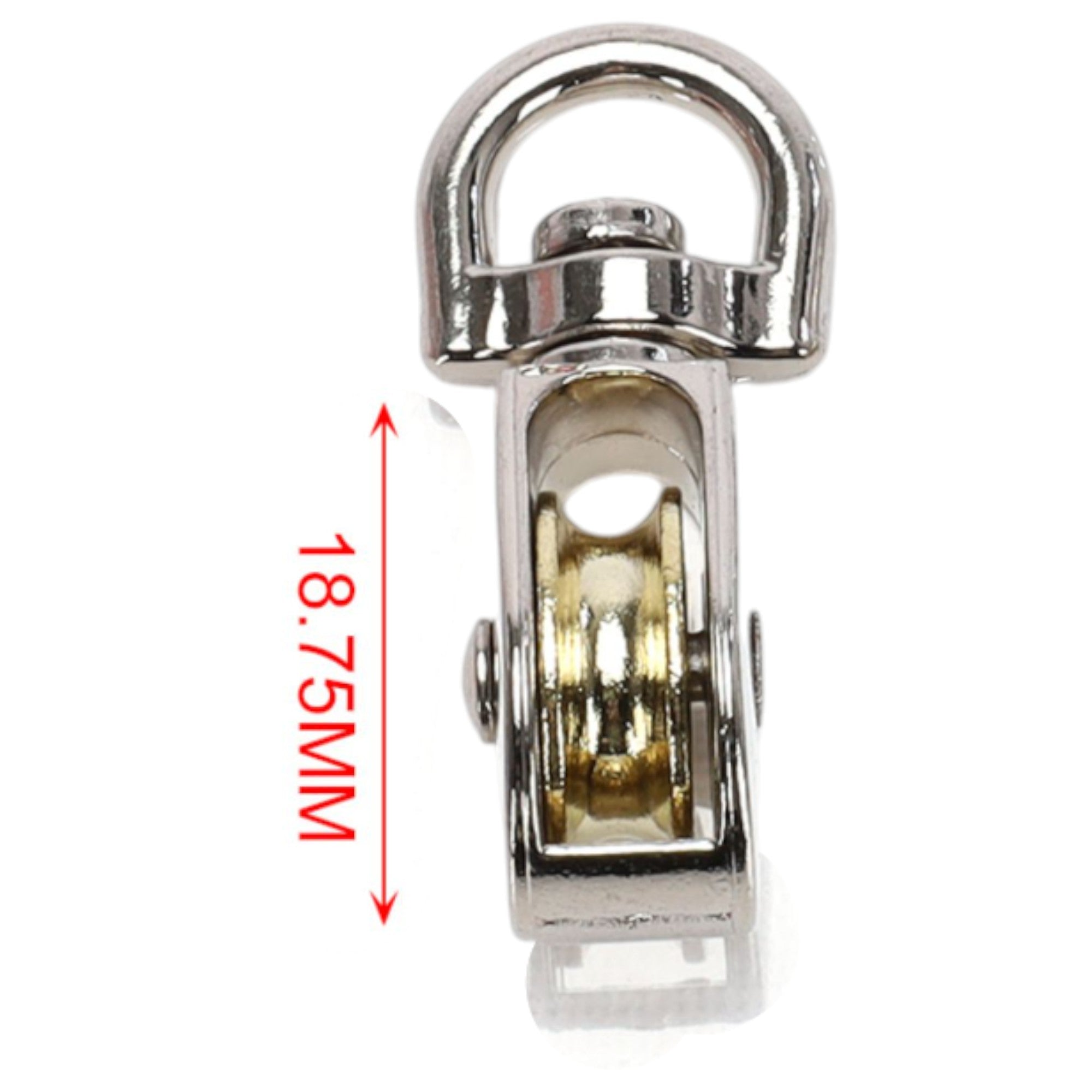 Polea giratoria 18.75 mm 2 pcs