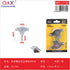 Roldana nylon con tornillo autorroscante 2 pcs
