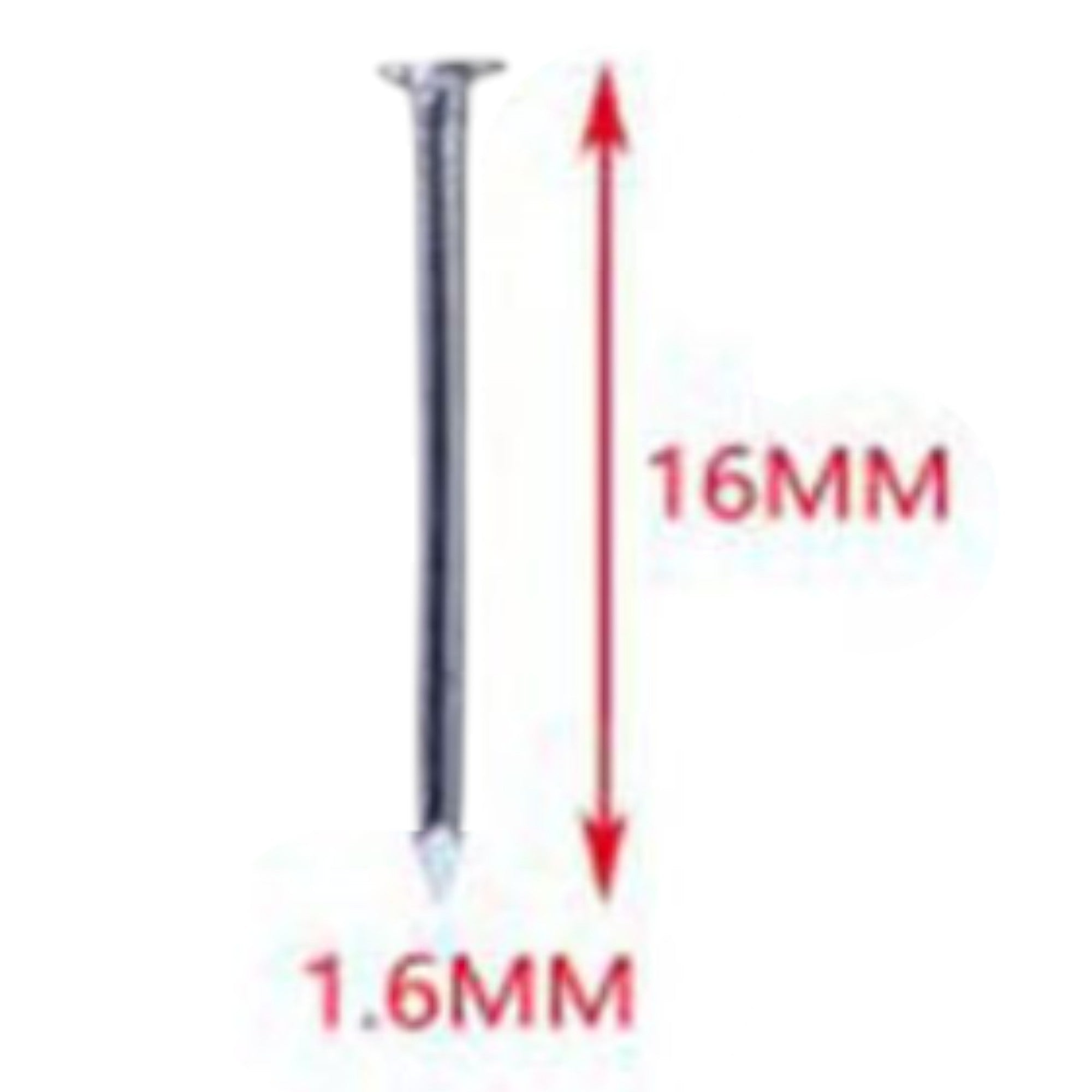 Clavo blanco 1.6×16 mm 50 g