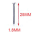 Clavo blanco 1.8×25 mm 60 g