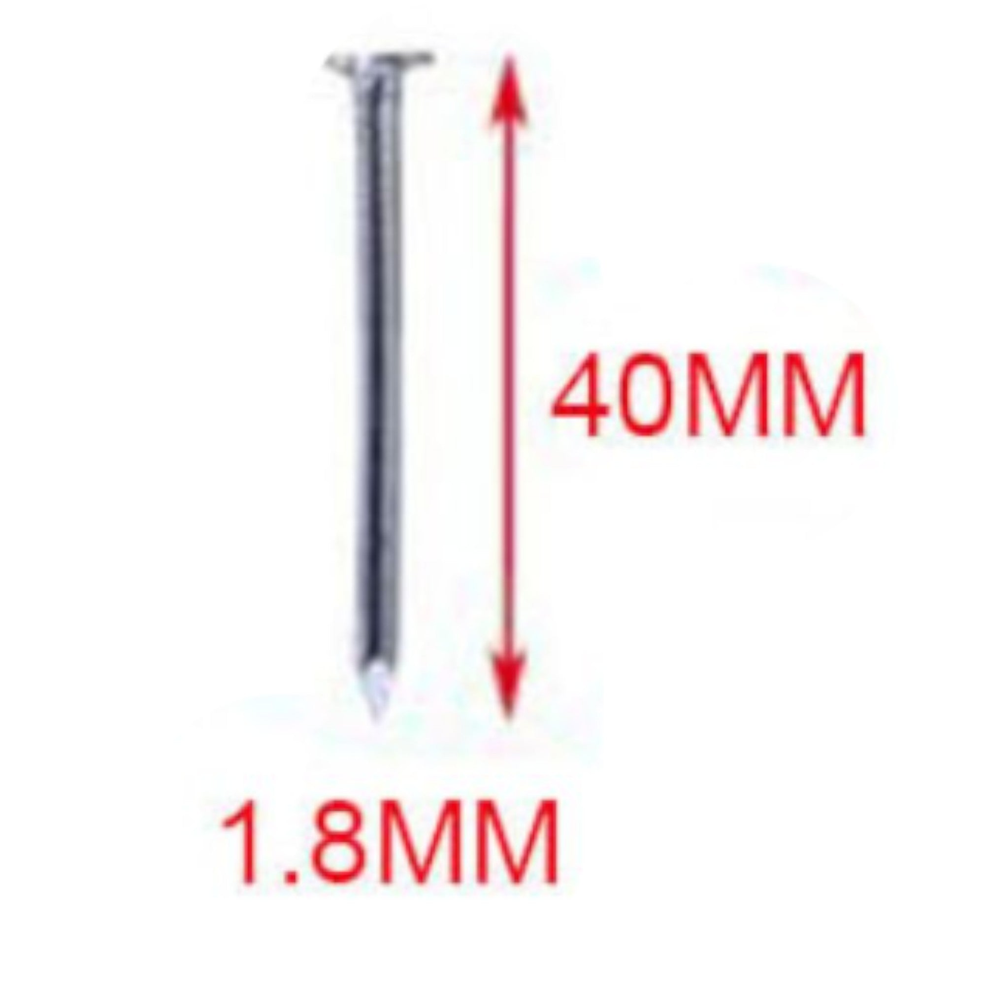 Clavo blanco 1.8×40 mm 60 g