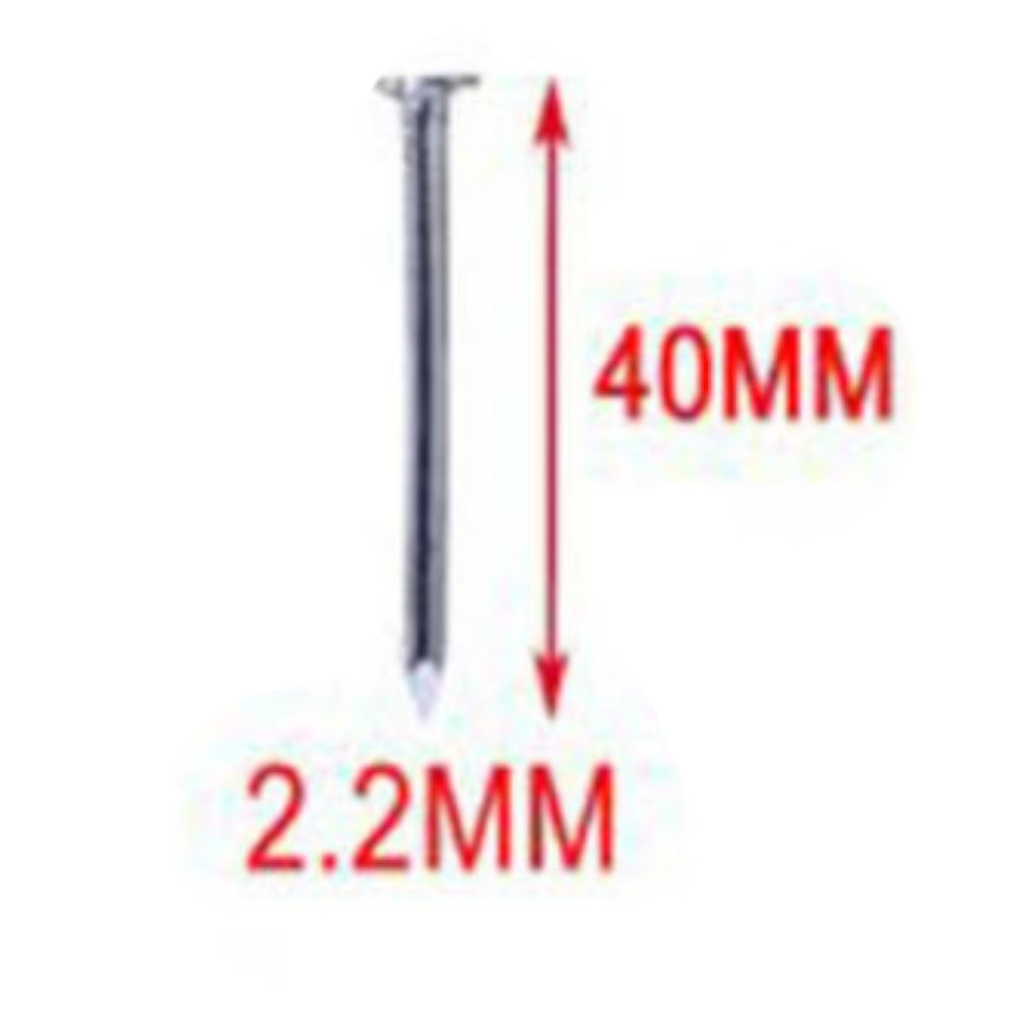 Clavo blanco 2.2×40 mm 60 g