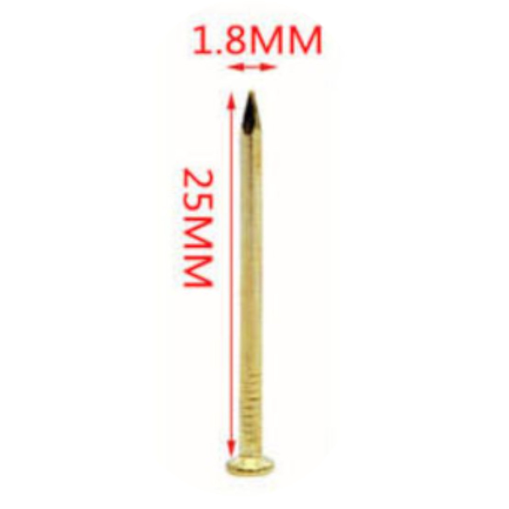 Clavo plano galvanizado cobre 1.8×25 mm 40 g