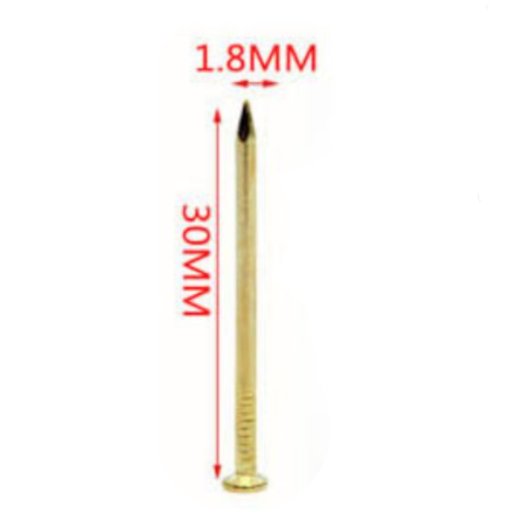 Clavo plano galvanizado cobre 1.8×30 mm 40 g