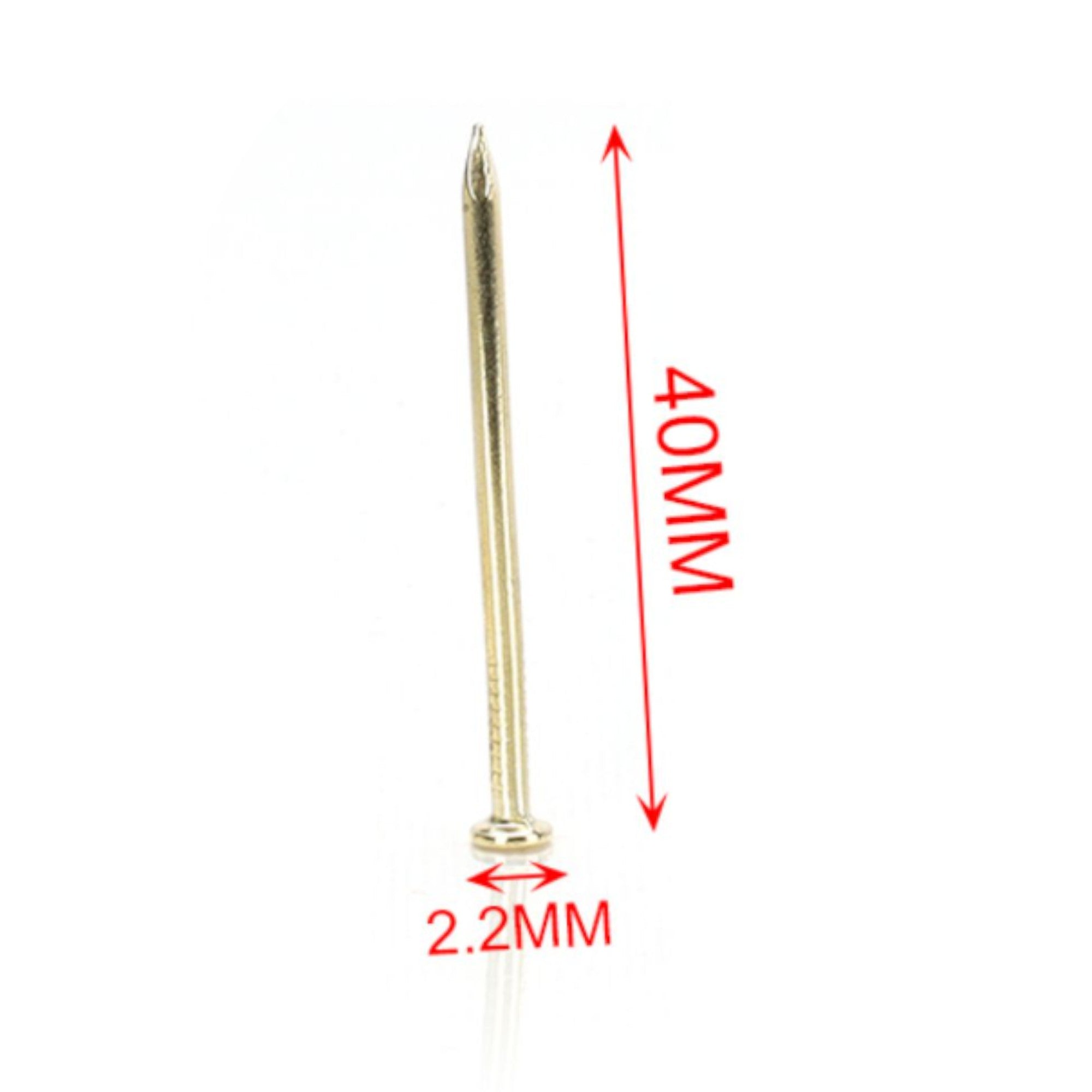 Clavo plano galvanizado cobre 2.2×40 mm 40 g