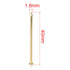Clavo plano galvanizado cobre 1.8×40 mm 40 g