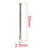Clavo cabeza redonda 2.5×50 mm 60 g