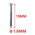 Clavo de acero 1.6×19 mm 100 pcs