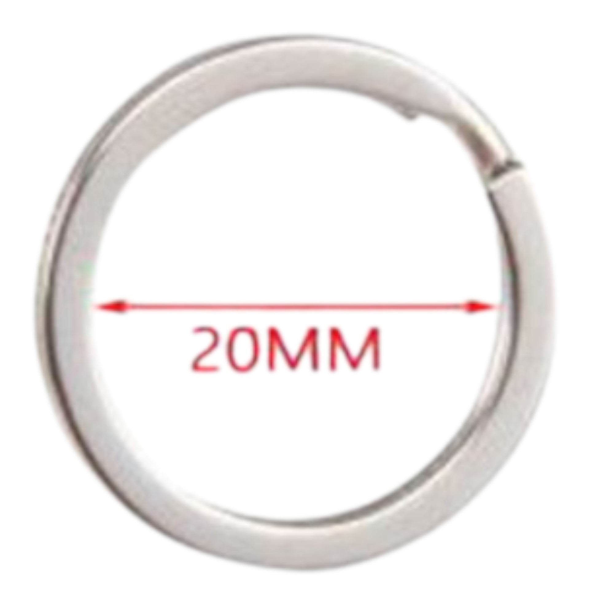 Argolla para llaves plana 20 mm 15 pcs