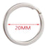 Argolla para llaves plana 20 mm 15 pcs