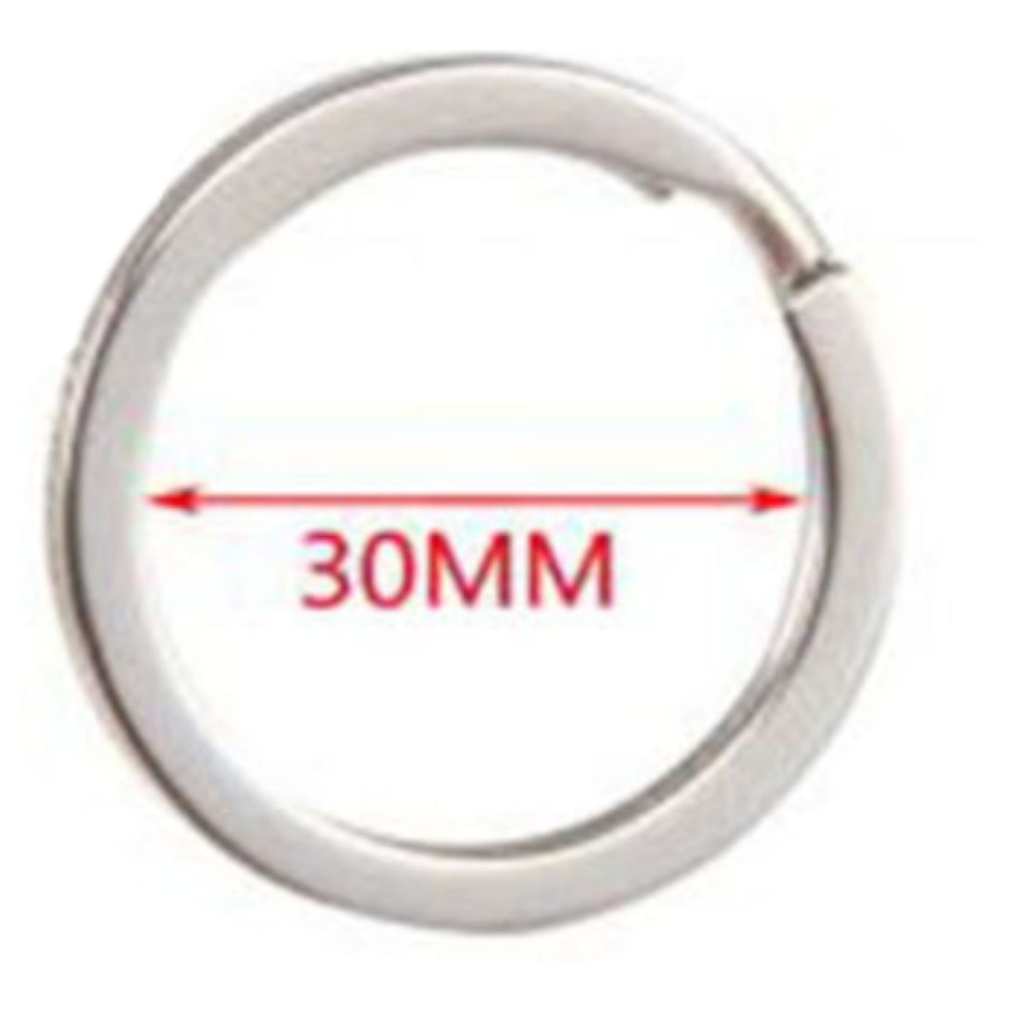 Argolla para llaves plana 30 mm 7 pcs