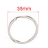 Argolla para llaves plana 35 mm 6 pcs