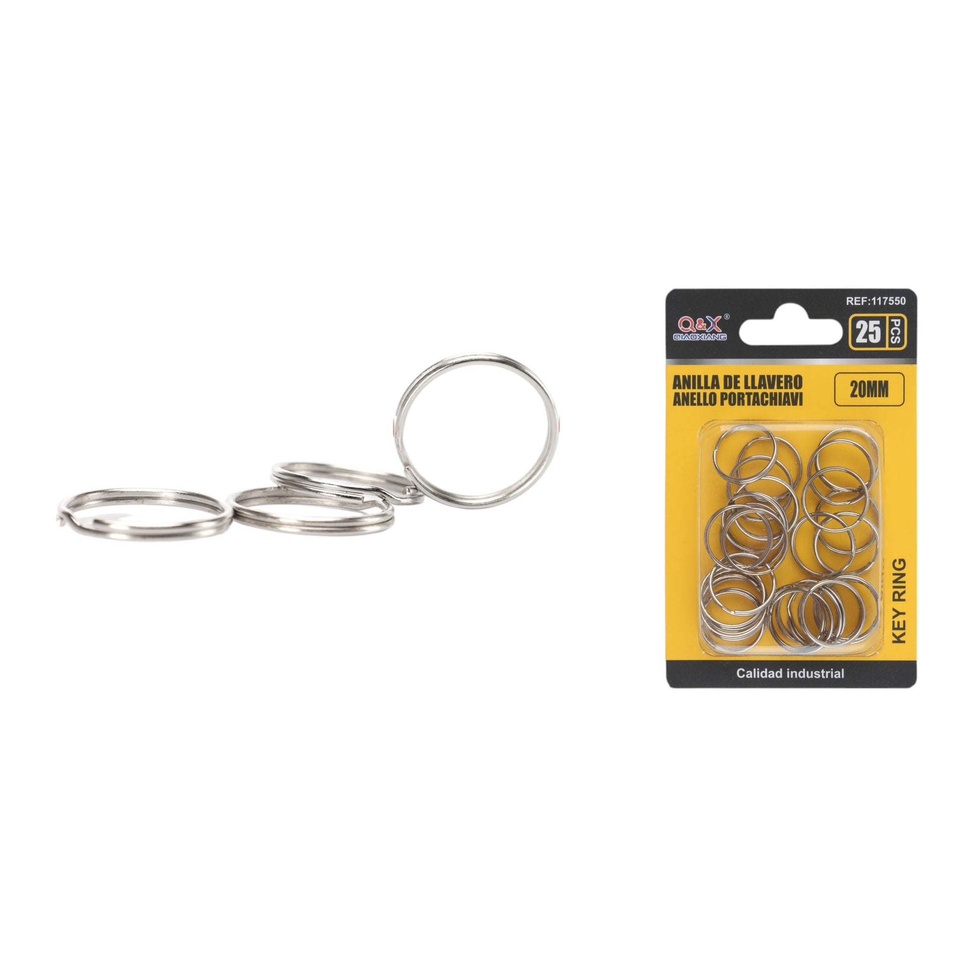 Anilla redonda para llaves 25PCS 20MM
