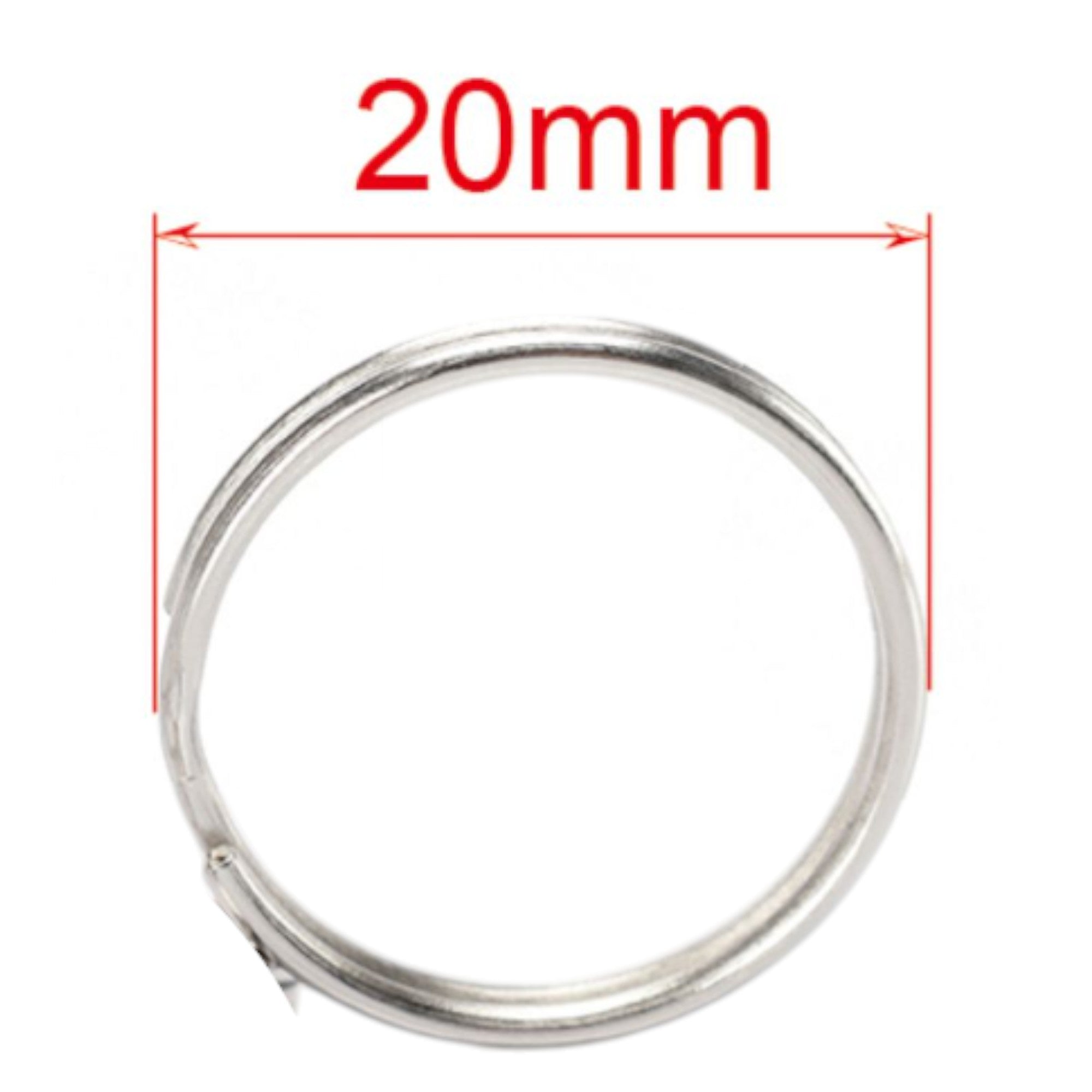 Argolla para llaves redonda 20 mm 25 pcs