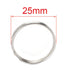 Argolla para llaves redonda 25 mm 18 pcs