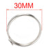 Argolla para llaves redonda 30 mm 9 pcs
