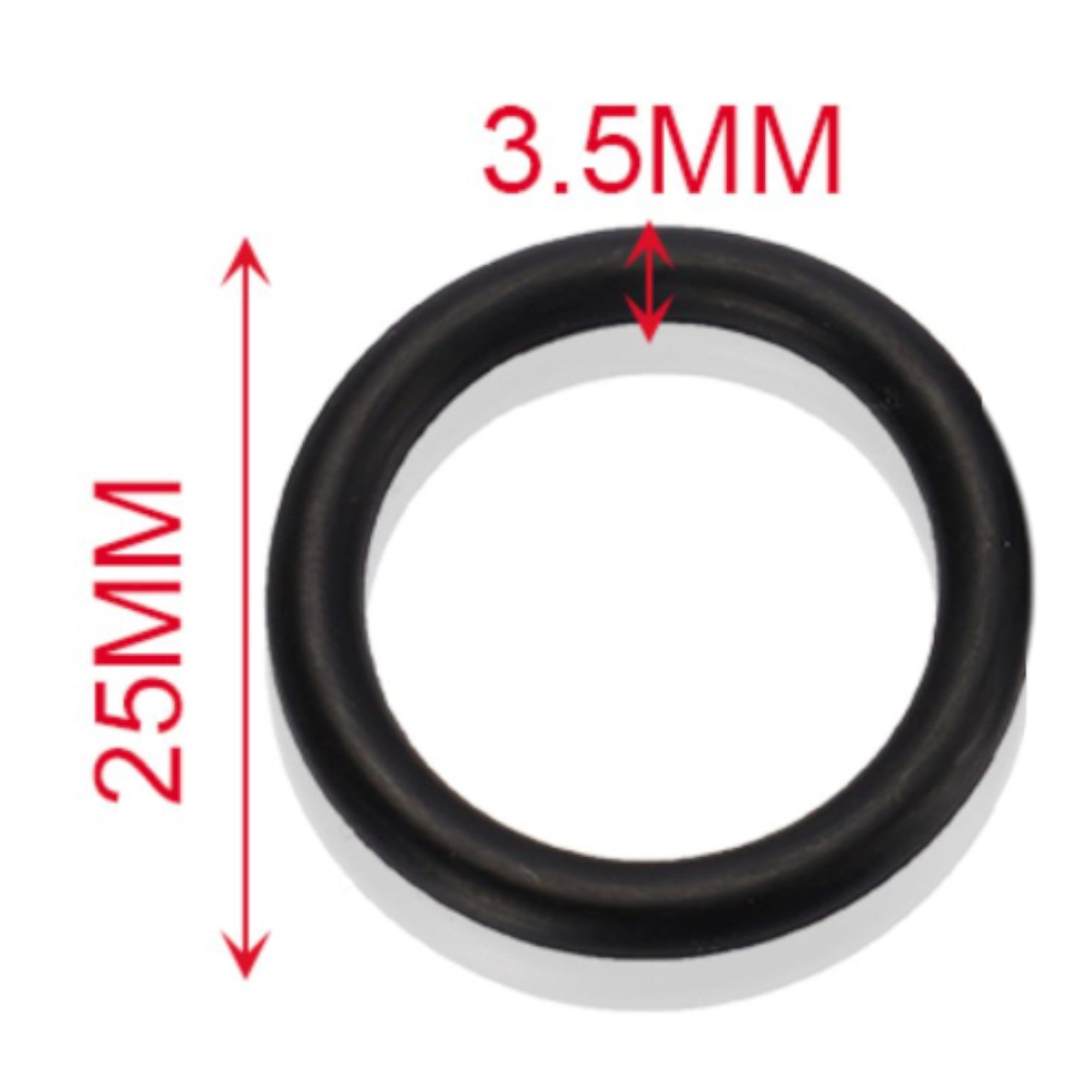 O-ring de goma 25×3.5 mm 14 pcs