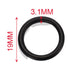 O-ring de goma 19×3.1 mm 18 pcs