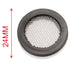 Arandela de malla negra 24 mm 5 pcs