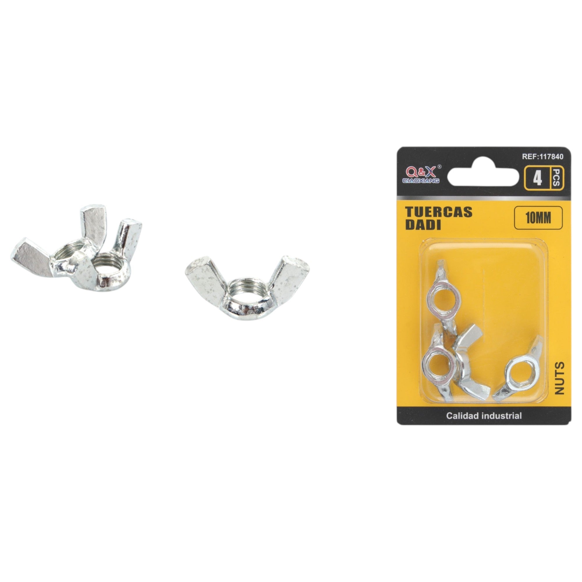Tuerca mariposa M10 4 pcs