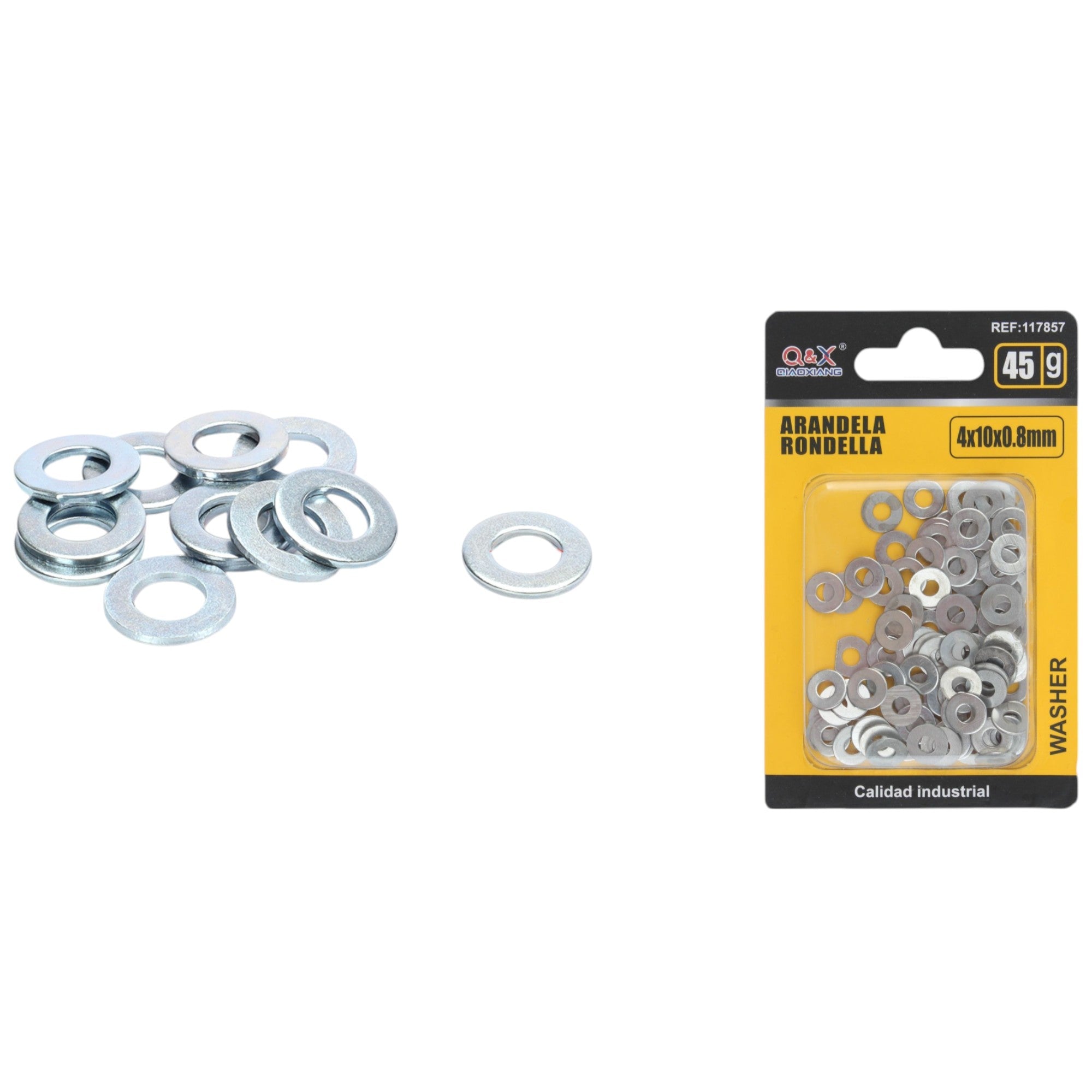 Arandela 4 mm 45 g 4×10×0.8 mm