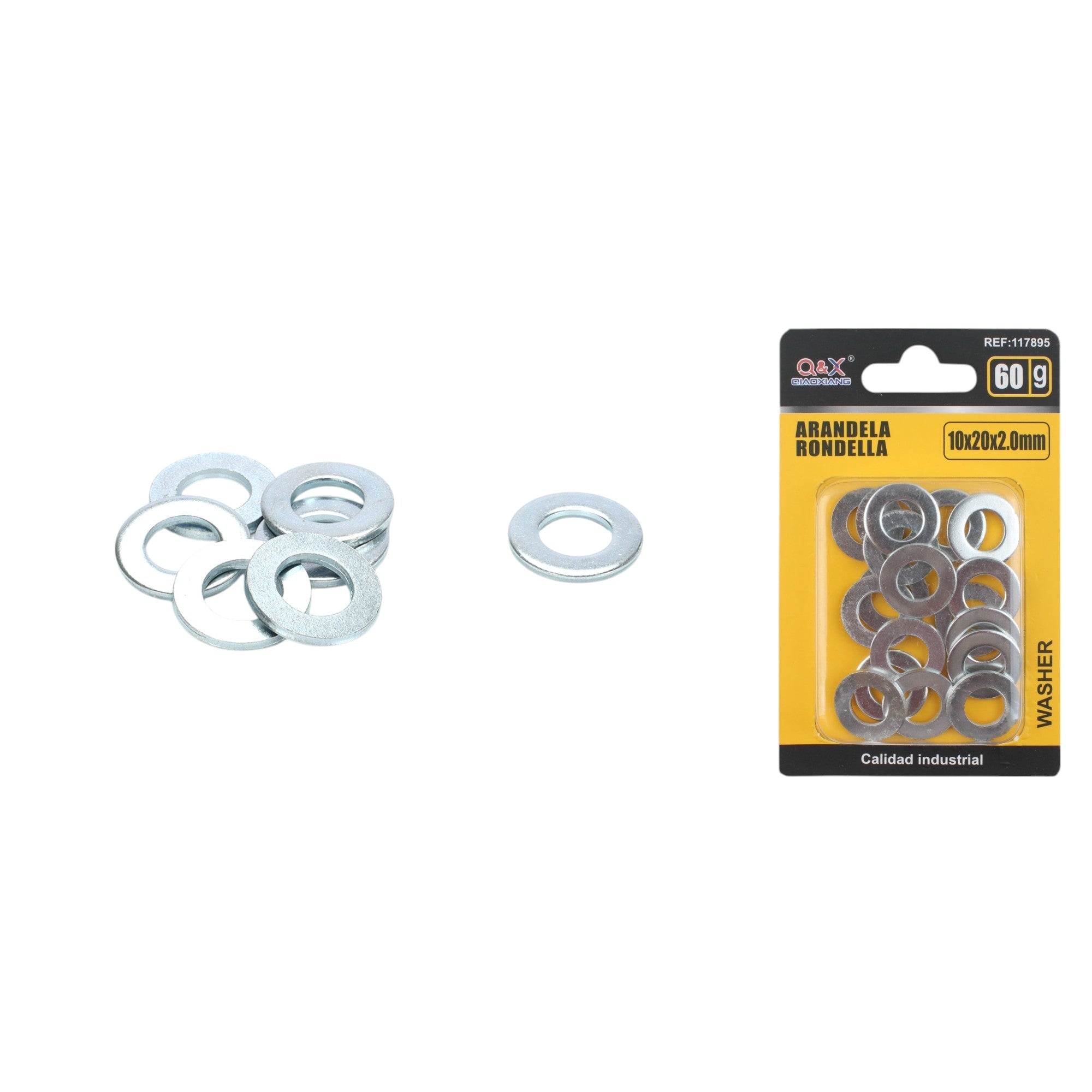 Arandela 10 mm 60 g 10×20×2.0 mm