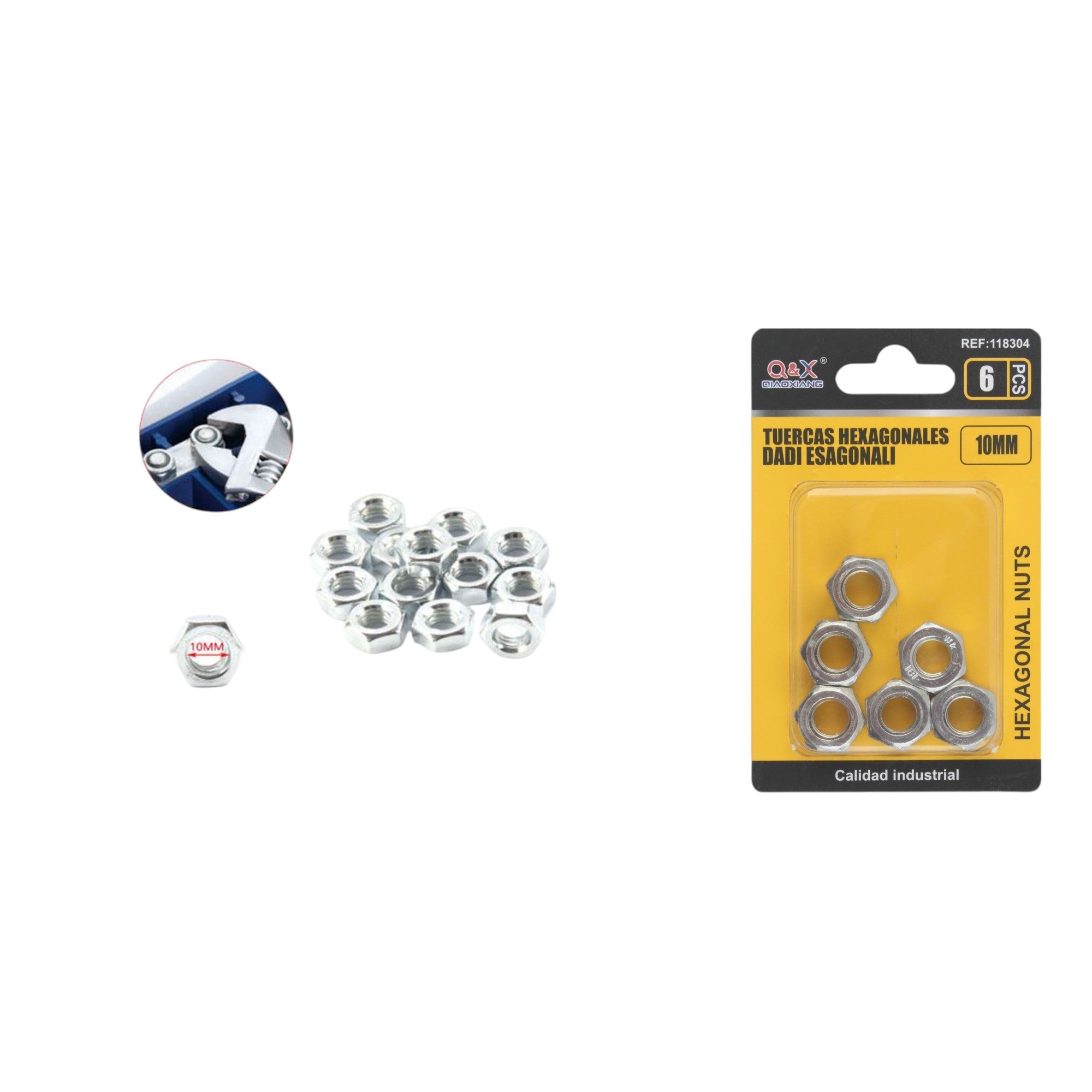 Tuerca M10 6 pcs