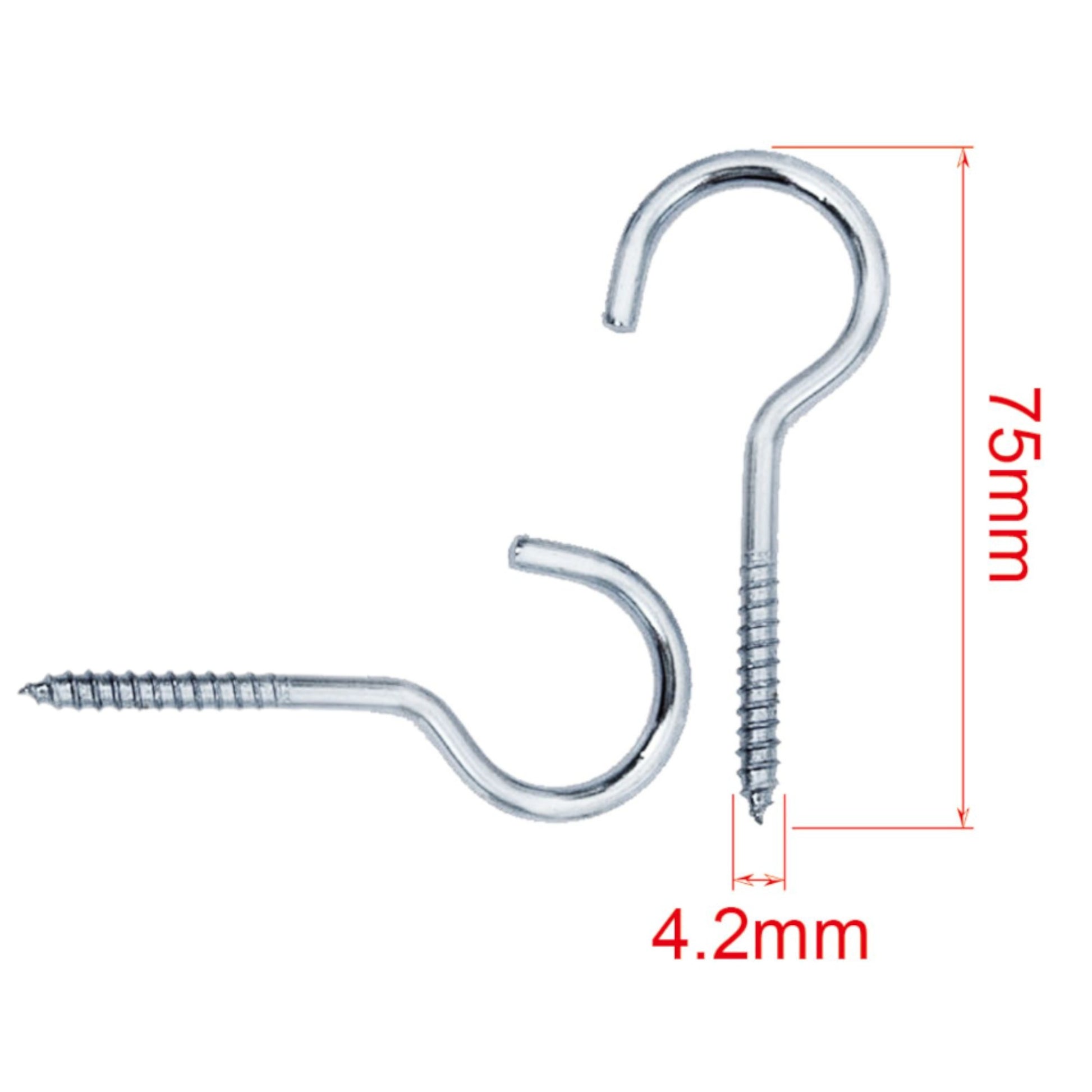 Ganchos para lnparas 4PCS 4.2*75MM