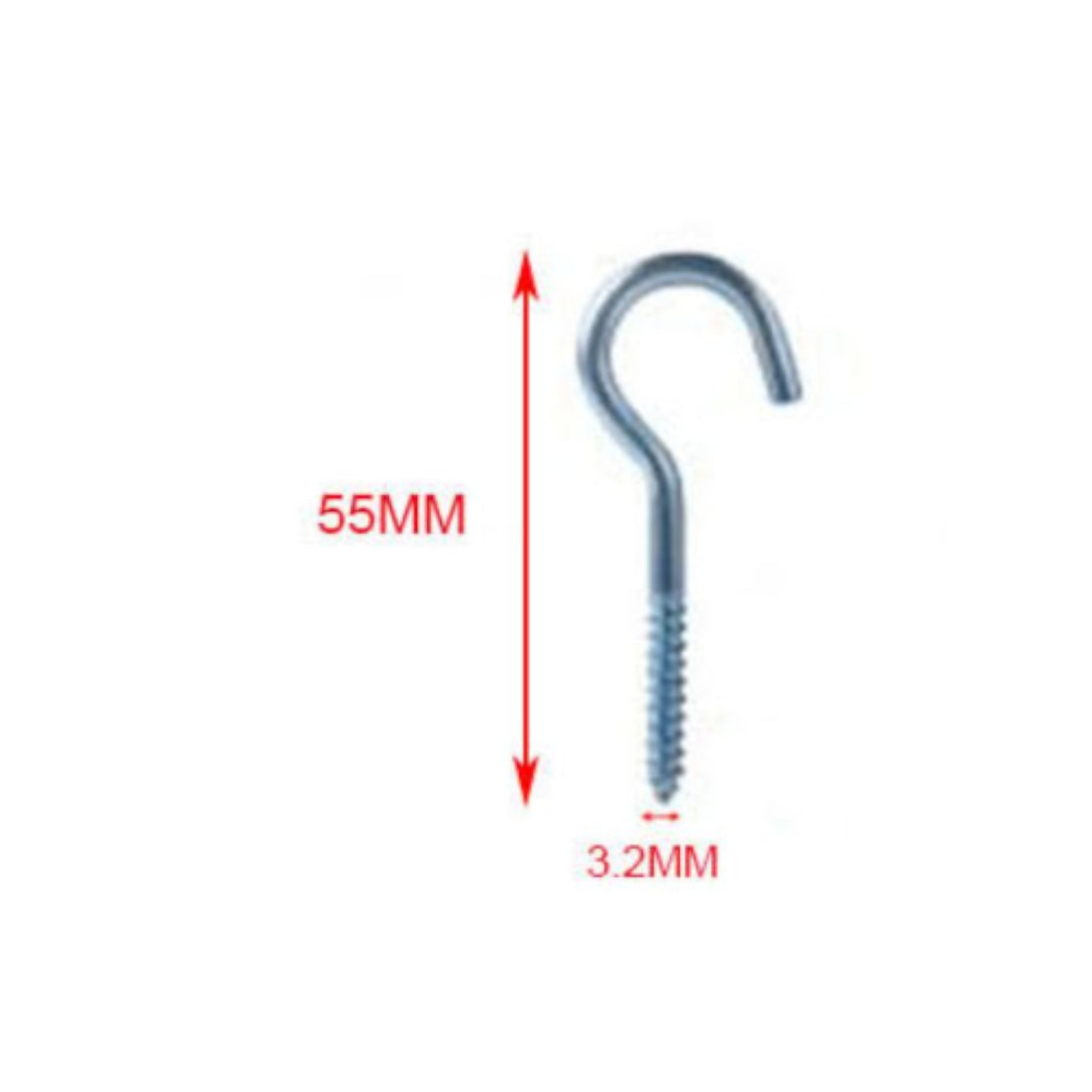 Ganchos para lnparas 9PCS 3.2*55MM