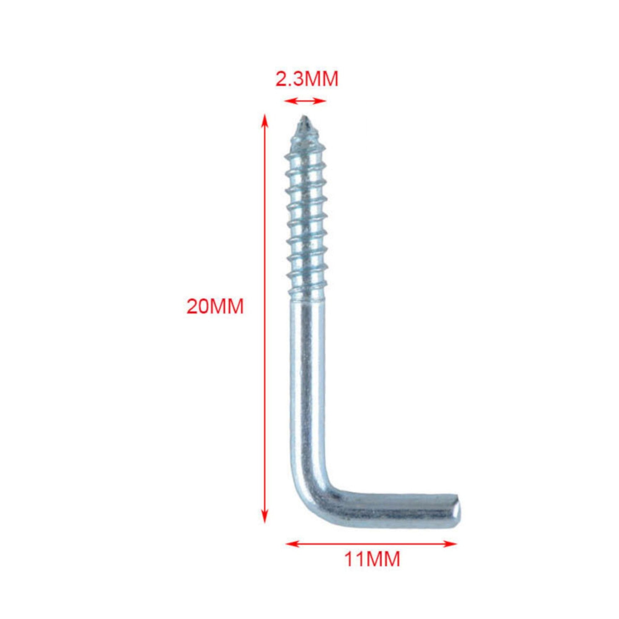 Gancho tipo siete 2.3×20×11 mm 25 pcs