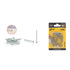 Clavo para fibrocemento zincado blanco 3x30 mm 30 pcs