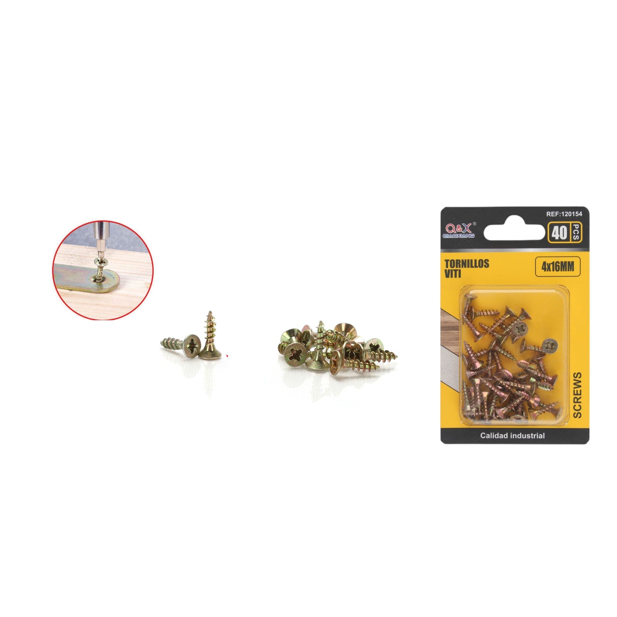 Clavo para fibrocemento zincado color 4x16 mm 40 pcs