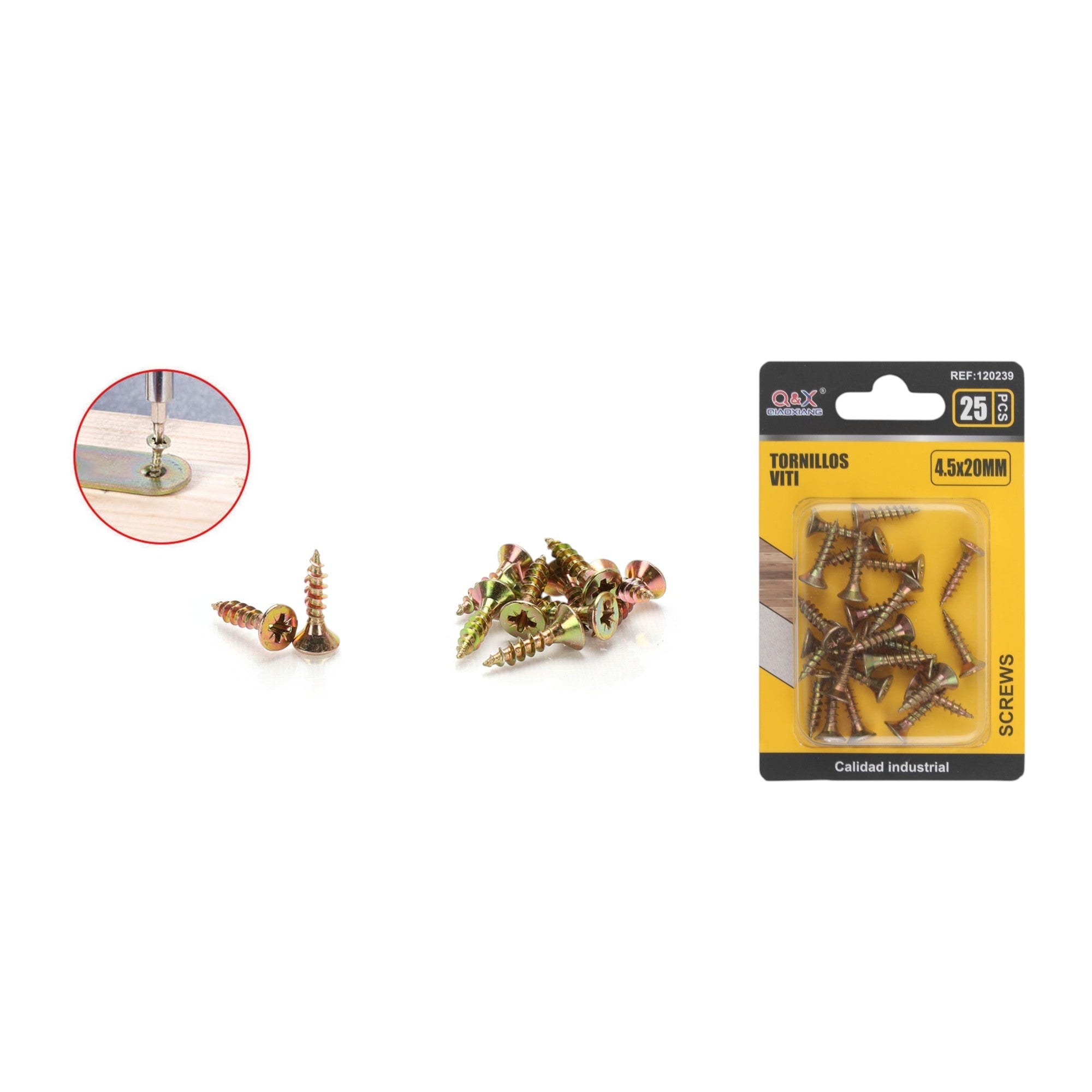 Clavo para fibrocemento zincado color 4.5x20 mm 25 pcs