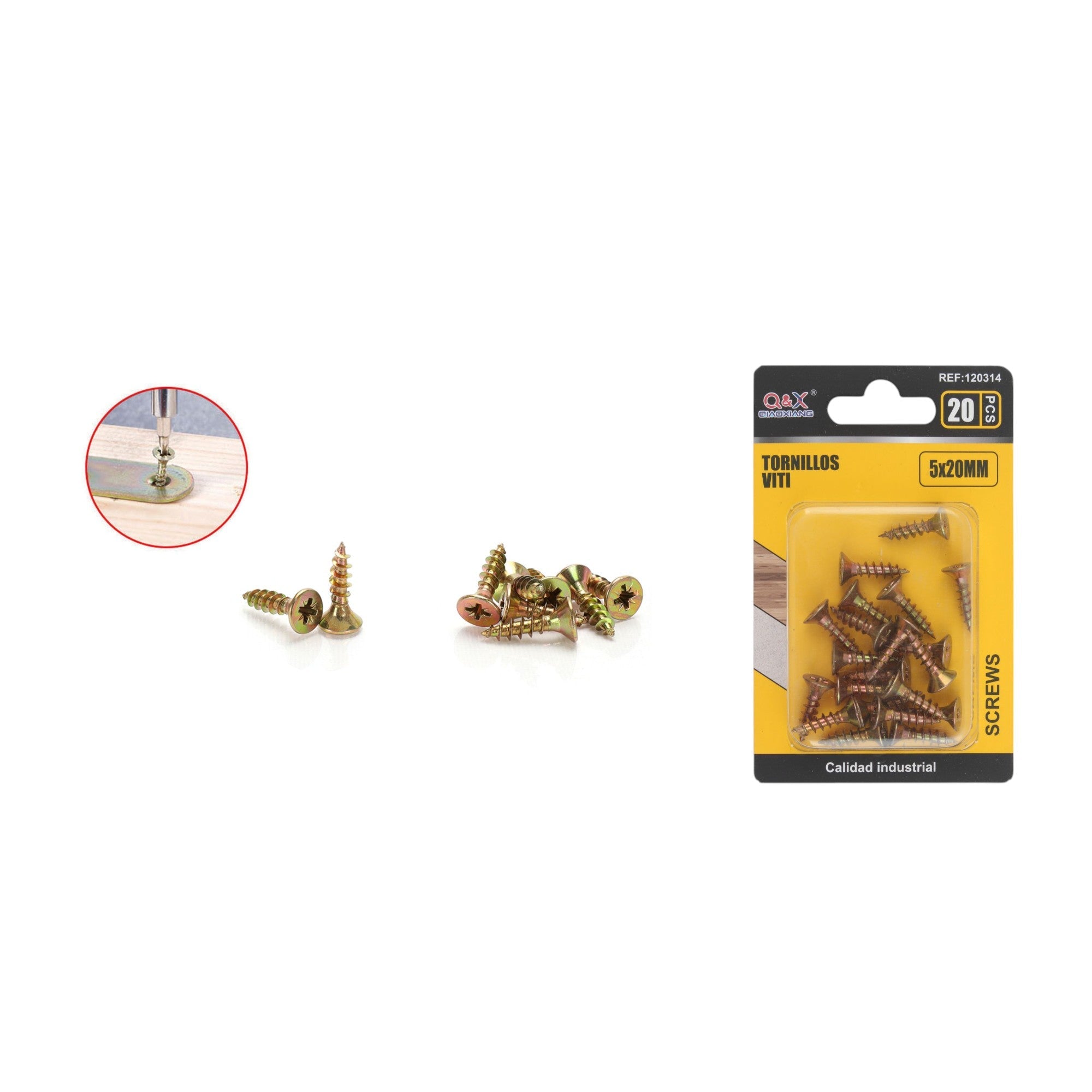 Clavo para fibrocemento zincado color 5x20 mm 20 pcs